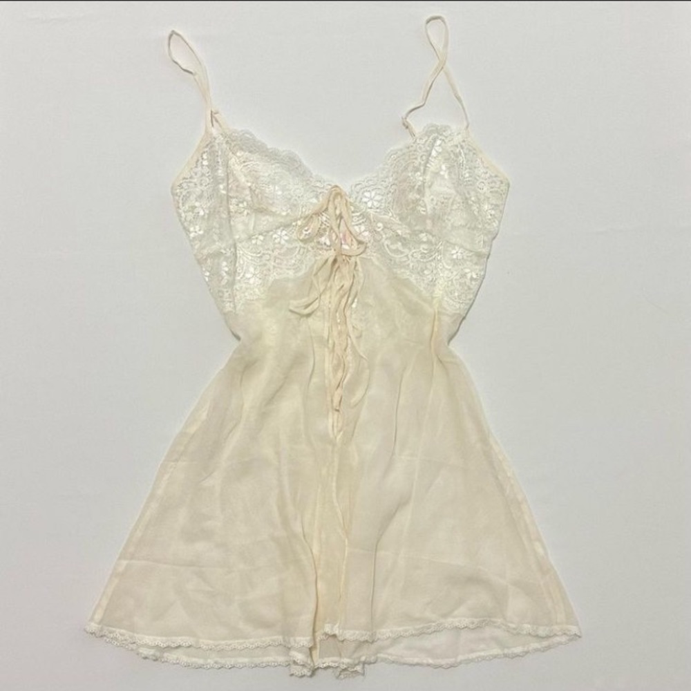Vintage VS Lace Sheer Slip